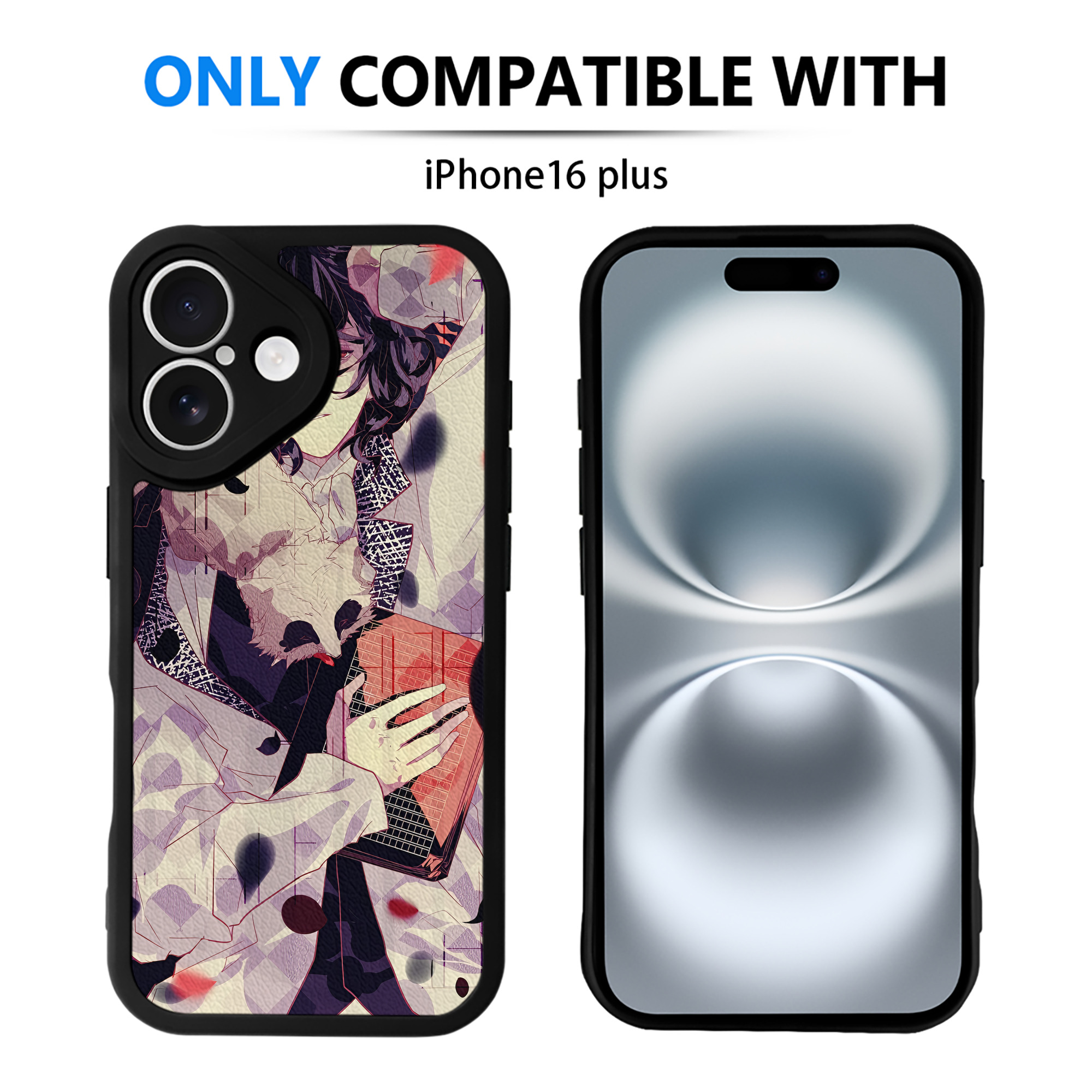 （画像用） 文豪ストレイドッグス Bungo Stray Dogs 【iPhone 16シリーズ対応】シリコンスマホケース（レザー調） 材質：シリコン